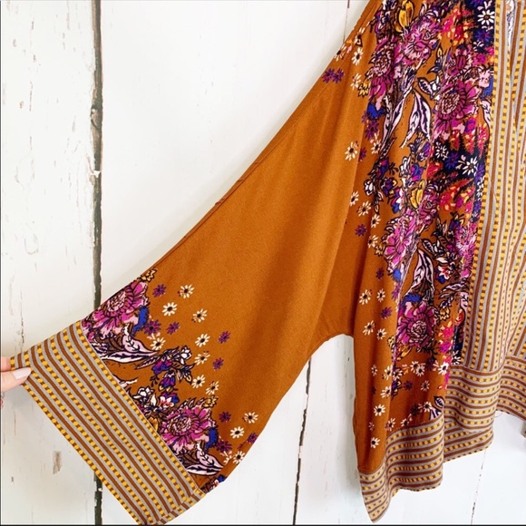 NWT Free People Mix n Match Rust Top Small - Picture 9 of 9